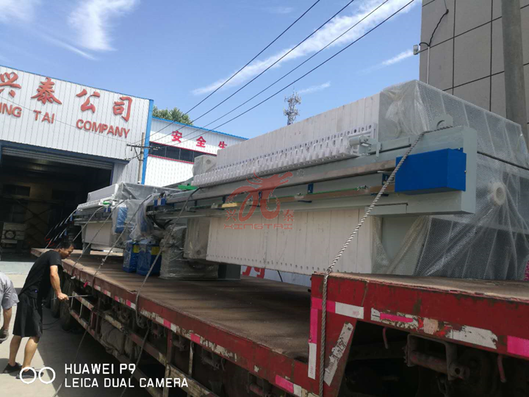 恭喜中山客戶壓濾機(jī)順利發(fā)貨！